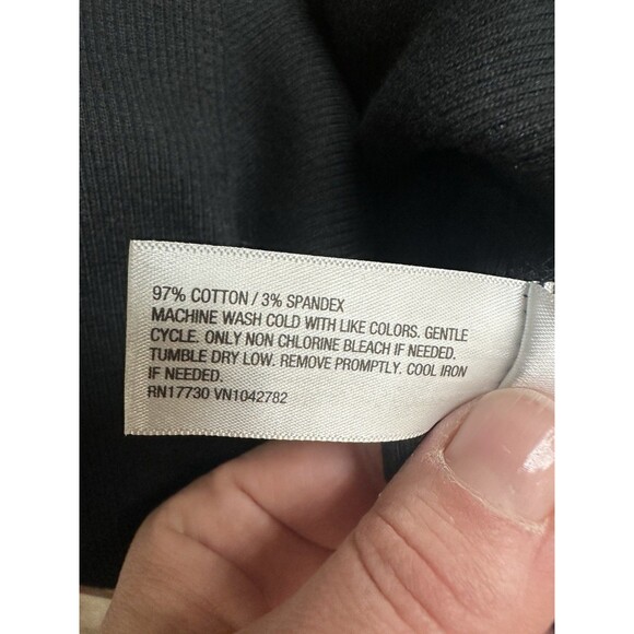 NWT Universal Thread Women's S Bodysuit Black Rib Sleeveless NEW Cotton Stretch - Picture 6 of 6